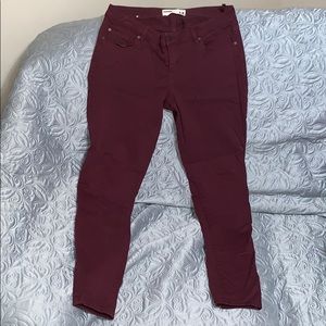 Garage maroon jeans